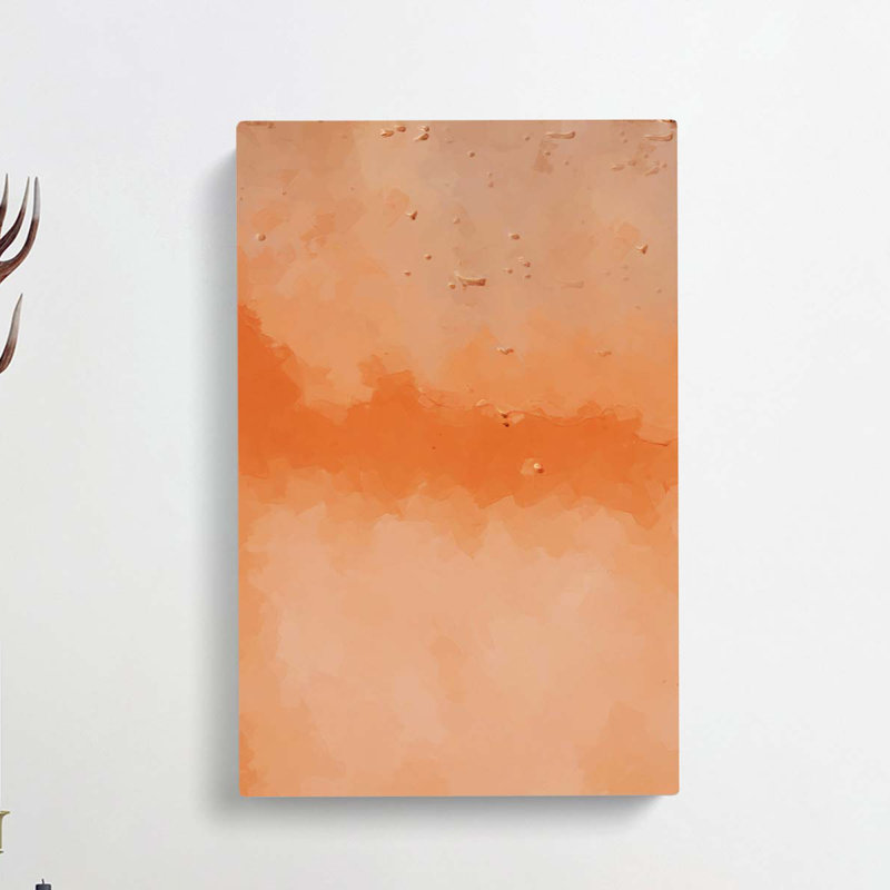 Across the Cracked Wall in Abstract - Wrapped Canvas, 50cm H x 35cm W x 3cm D
