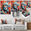 Popart Liberty Statue NYC I - City New York, art mural en métal-892388396