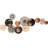 Boho Abstract Wall Decor on Metal-1101489430