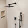 RainfallCascade 10" Pressure Balanced Slide Bar  Shower System with Rough-In Valve