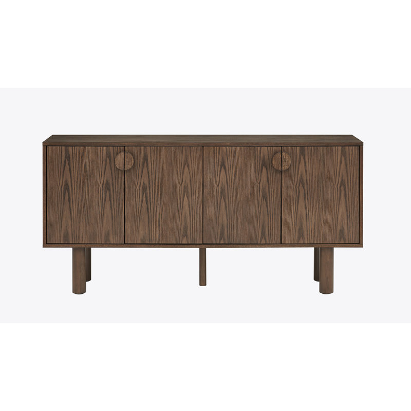 Armoire d'appoint avec rangement 67,5 po Eshon, Brun
