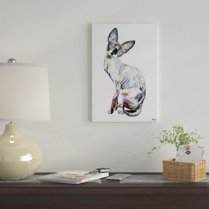« larry », impression sur toile, H 18 po x l 12 po x P 1,5 po, Pas de tapis, Toile tendue