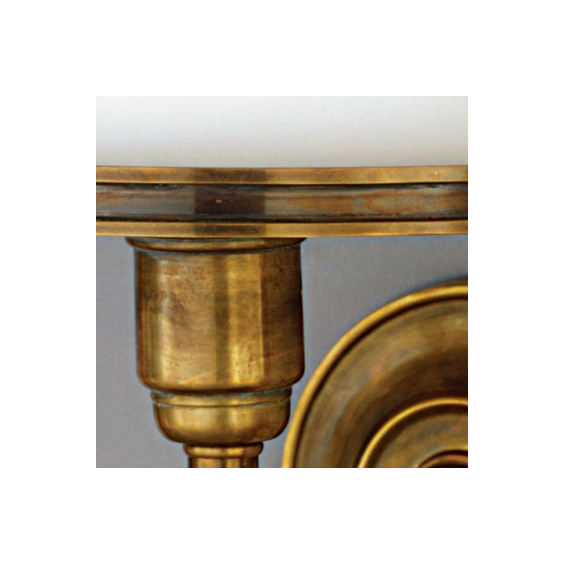 Stratford 1 - Light Armed Sconce, Aged Brass