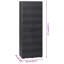 Plastic Single Storage Cabinet ( 171cm H x 65cm W x 38cm D)-677605534