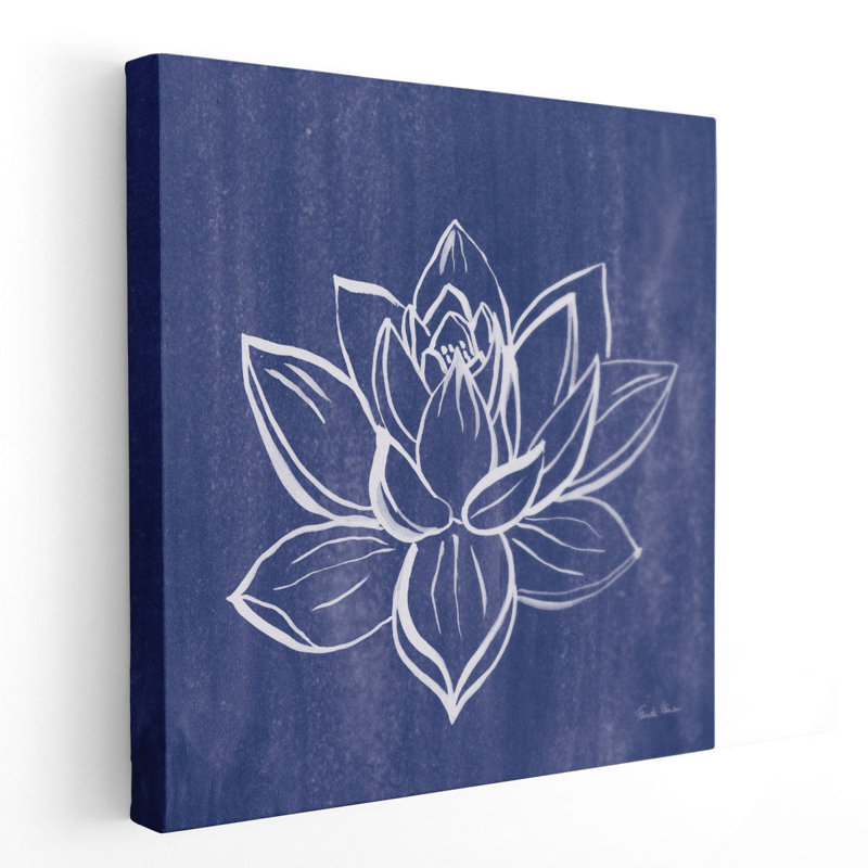 Lotus - Canvas Print Wall Art, 12" H x 12" W