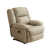Beige Gray Faux Leather