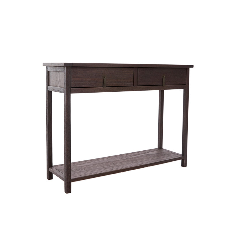 Caspian 100cm Console Table, Dark Brown