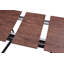 Eatonton 6 Person Dining set - a Rectangular Extendable Dining Table with Metal Legs and a Set of 6 Faux Leather Dining Chairs for Dining Room - Modern Dining Table Set-1866014179-1866014203-1866014205