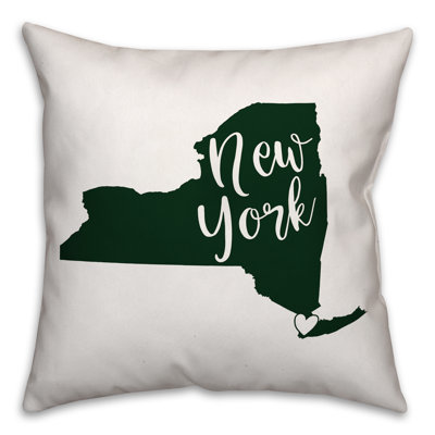 New York Pride Square Throw Pillow