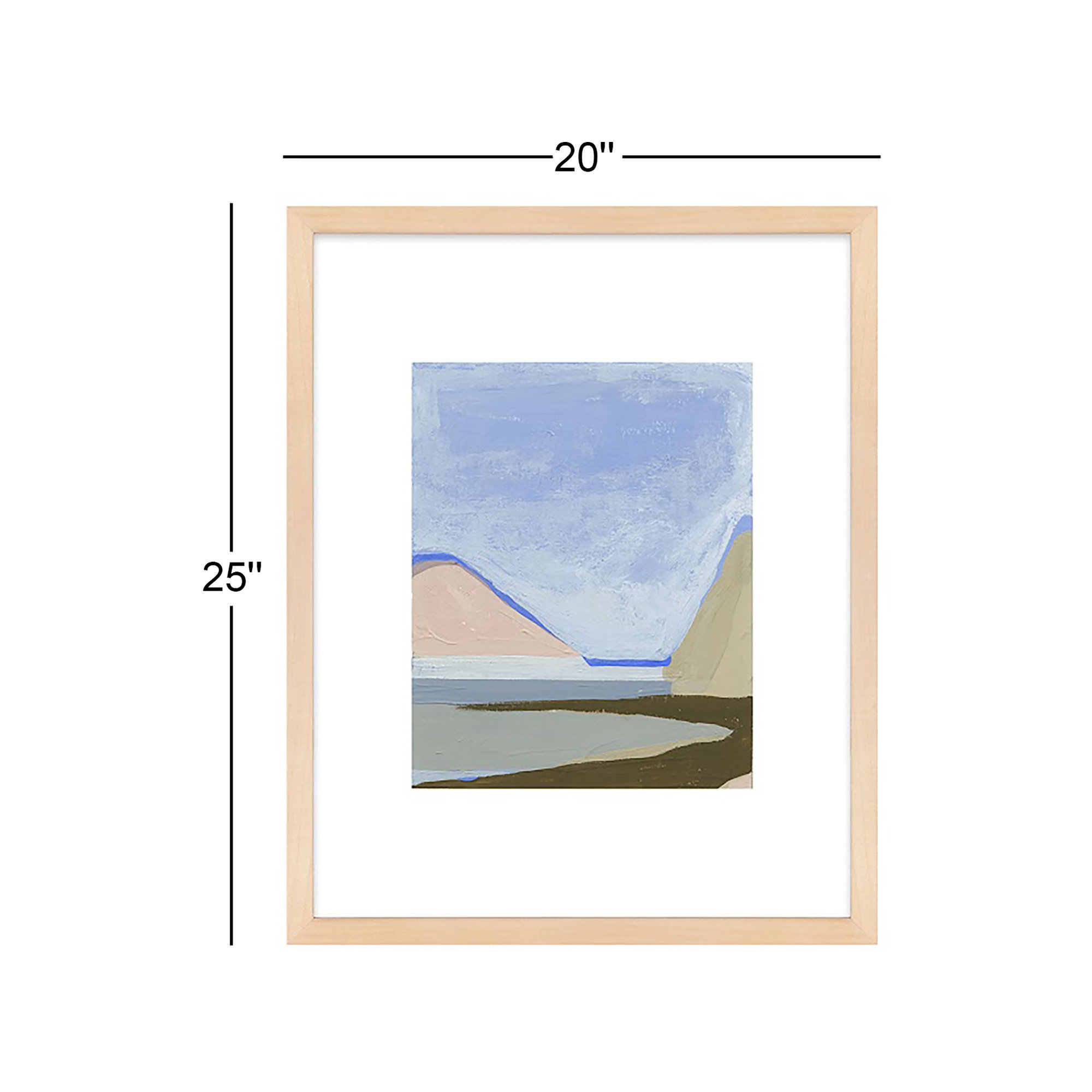 Morning Sky by Andrea Stokes, Brown Framed, 25" H x 20" W