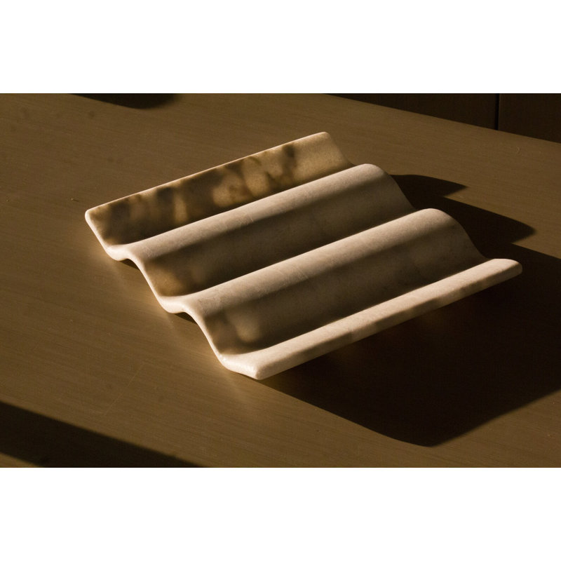 Curved Marble Bottle Rack