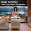 Table de préparation pour sandwich et salade commerciale sous le comptoir de 27 po Coolski, 7,5 pi³ Station de préparation des aliments en acier inoxydable