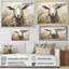 Cozy beige minimaliste mouton II - mouton, art mural-97034407-97034408