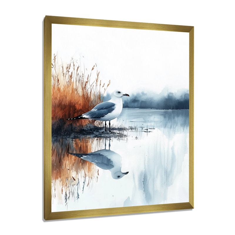 Avdie - Animals Wall Art, H 40 po x l 30 po, Reproduction encadrée d'une seule photo, Doré