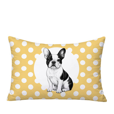 Oreiller réversible intérieur / extérieur French Bulldog