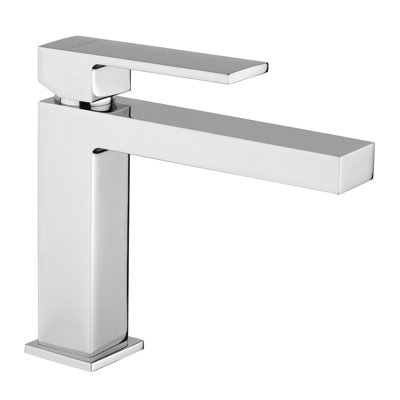 Quadro Single-Hole Bathroom Faucet with Drain Assembly