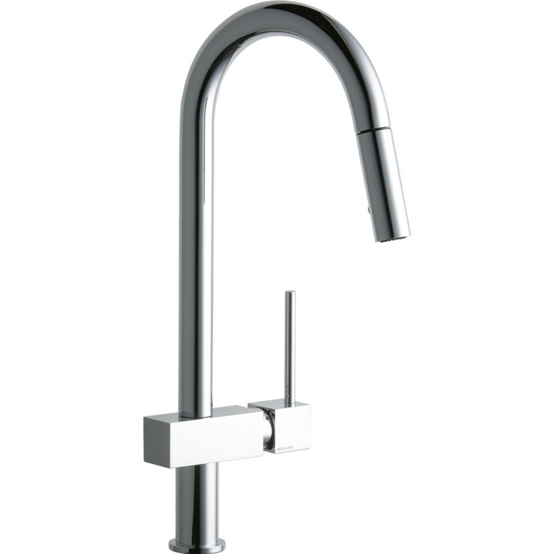 Robinet de cuisine à poignée simple Avado, Chrome