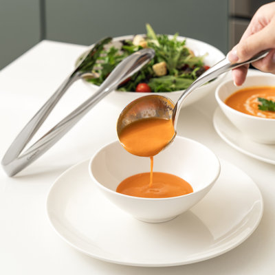 Cuisipro Large Tempo Ladle, Stainless Steel, Hollow Handles, 15", 38cm, 177ml Capacity