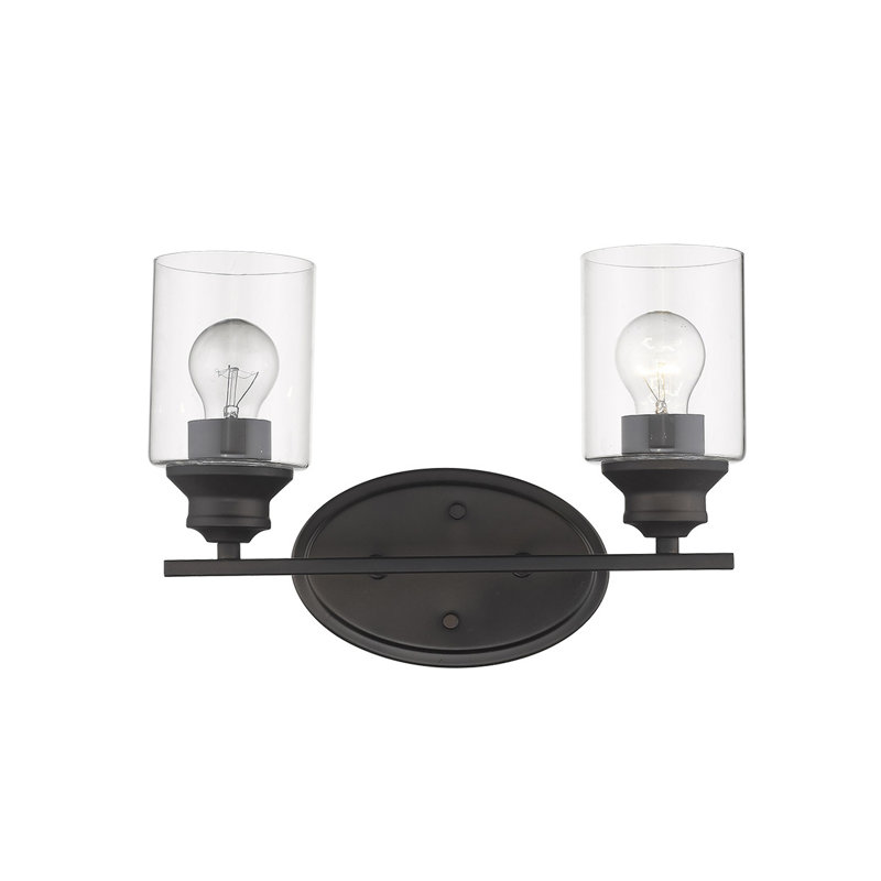 Éclairage pour meuble-lavabo 2 lumières Holbrook, Bronze huilé