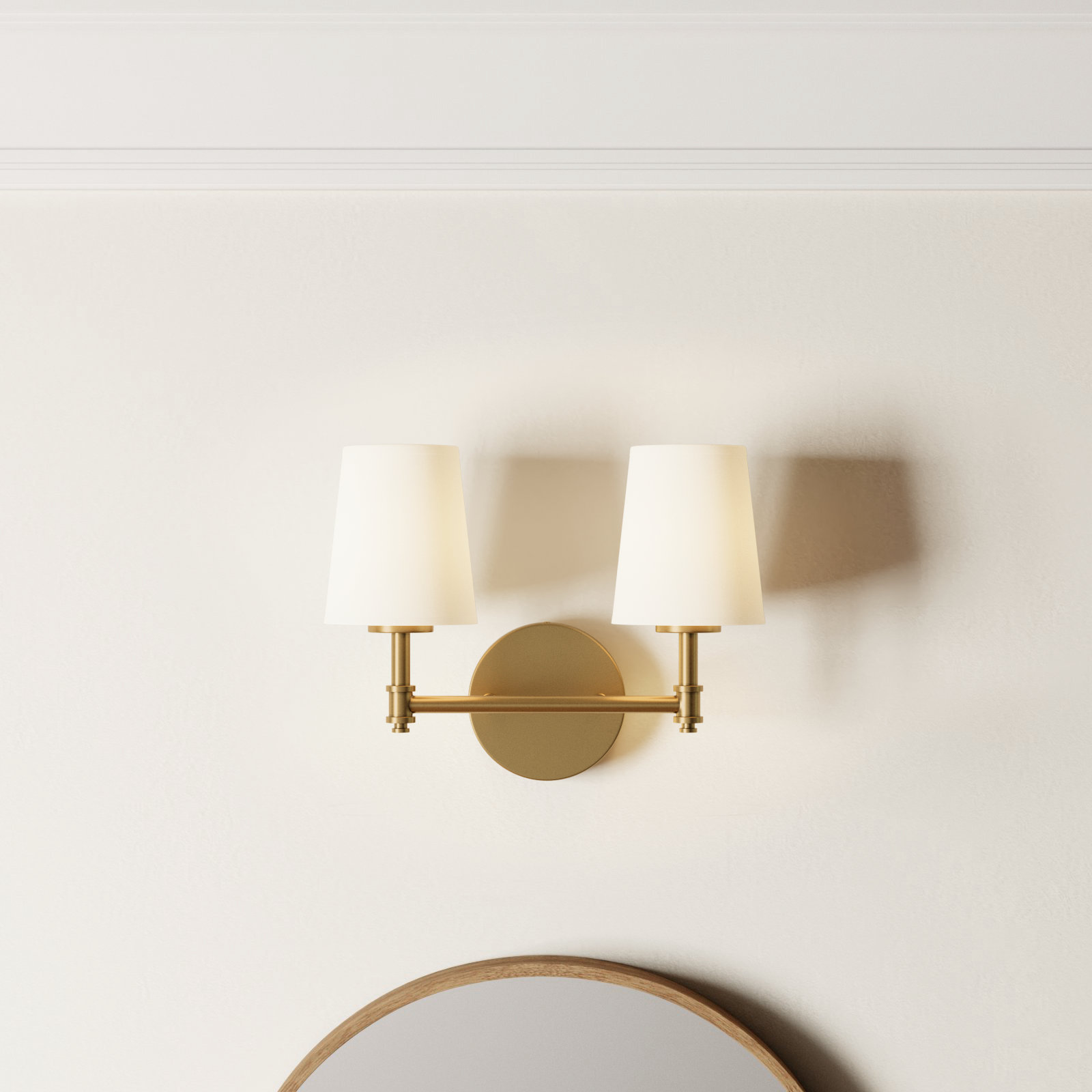 Edin 2 Light Dimmable Vanity Light