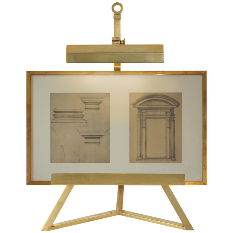 Alexa Hampton Estelle Display Lamp, Natural Brass