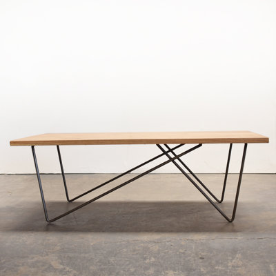 Solid Wood Top Coffee Table