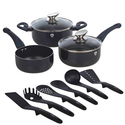 11 - Piece Non-Stick Aluminum Cookware Set