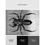 Tapis gris moelleux et doux à motif géométrique d'insectes Alien-184664831