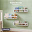 Pine Wood,Metal Floating Shelf