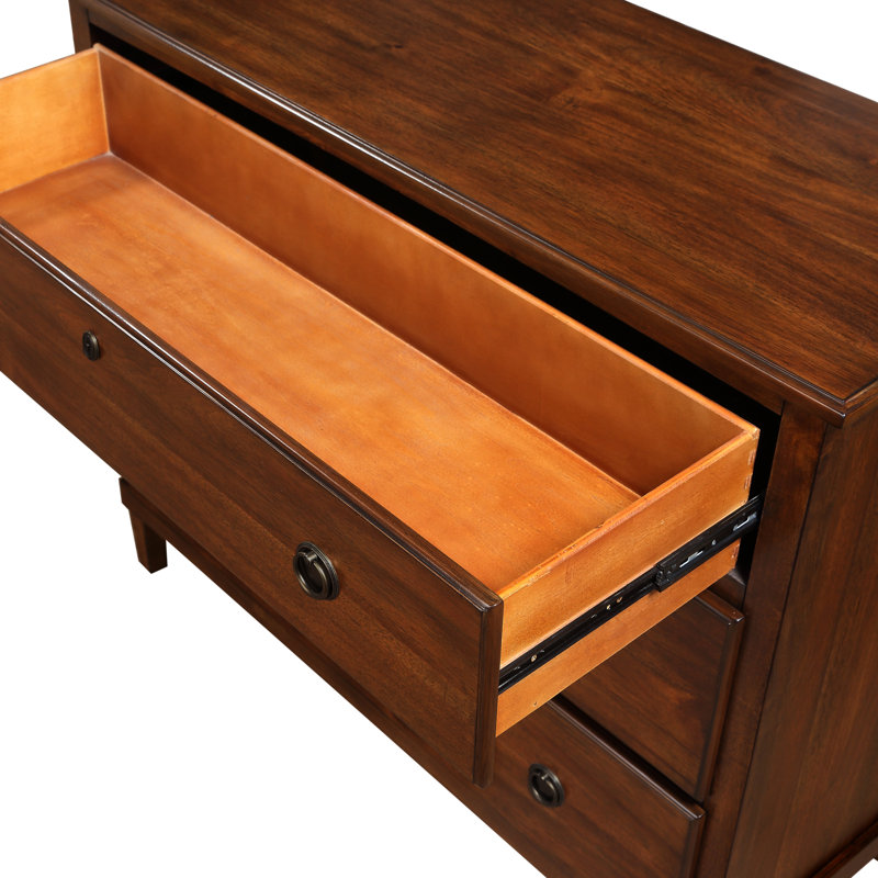 Gracia 42'' W 3 - Drawer Dresser, Brown