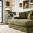 Modular 3-in-1 Sofa Bed for Reading, Living Room & Bedroom Corduroy Couch-691420359