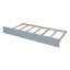 Lit de jour simple en bois avec couchette et garde-corps-897934095