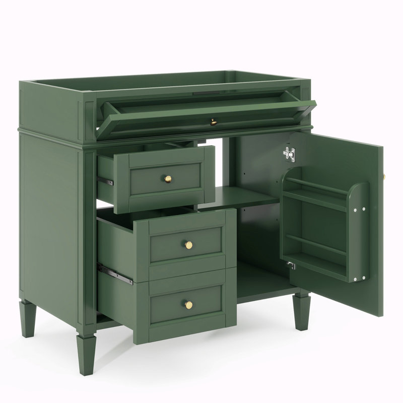 Bases de meuble-lavabo 36 po seulement, Vert