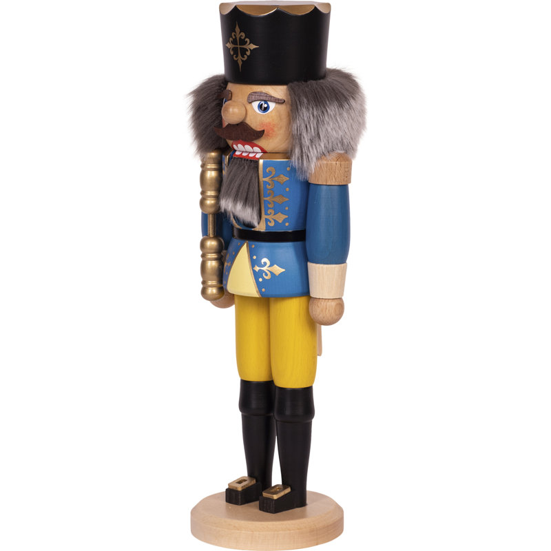 Christmas Nutcracker, Blue/Yellow