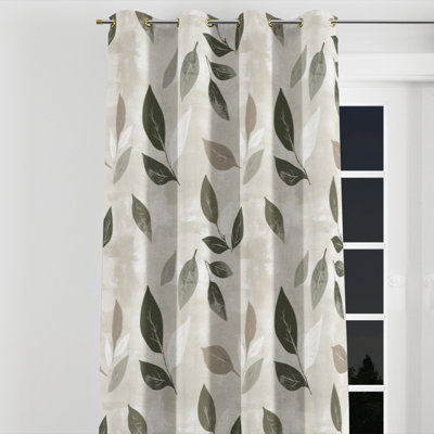 Rideaux en velours Floral