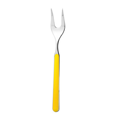 Fourchette à servir Fantasia jaune