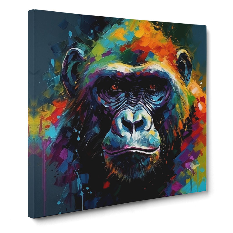 Gorilla Abstract Art - Print