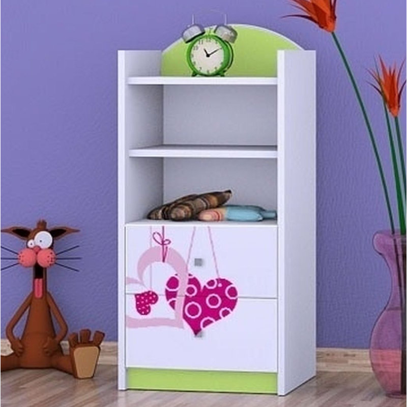 Joaquin 96cm H X 45cm W Kids Cube, Green