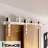 Brushed Nickel Classic Design U Shape Brackets Double Track Bypass Two Door Hardware Kit-45200004