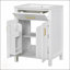 Meuble-lavabo moderne de 48 pouces avec lavabo en céramique, portes à fermeture en douceur, tiroir rabattable et tablettes de porte à double couche pour un rangement élégant-48301830