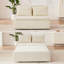 Canapé-lit convertible en velours côtelé beige, 3 positions, idéal pour les petits espaces.-1720943007