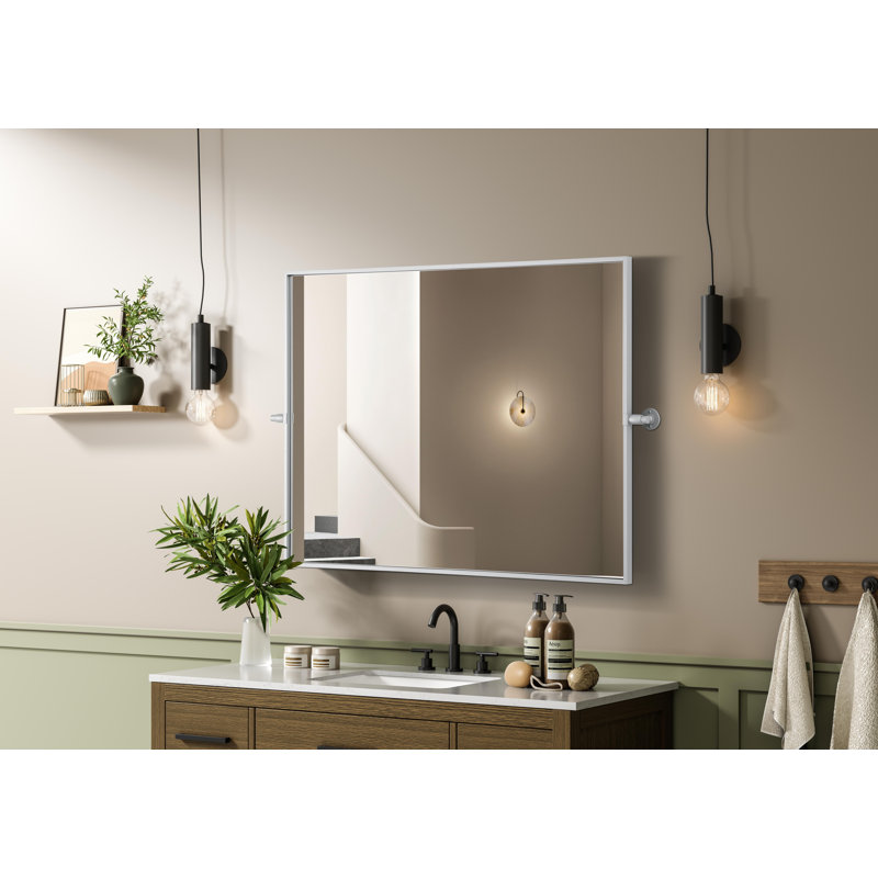 Miroir Amoura, Argent, 30 po x 40 po