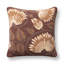Folly Linen Fabric Hand Embroidered Throw Pillow-865006745