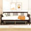 Lit de jour double - construction solide pour une utilisation double dans la chambre à coucher et le salon, comme lit ou avec une structure solide, lit polyvalent, option de rangement supplémentaire