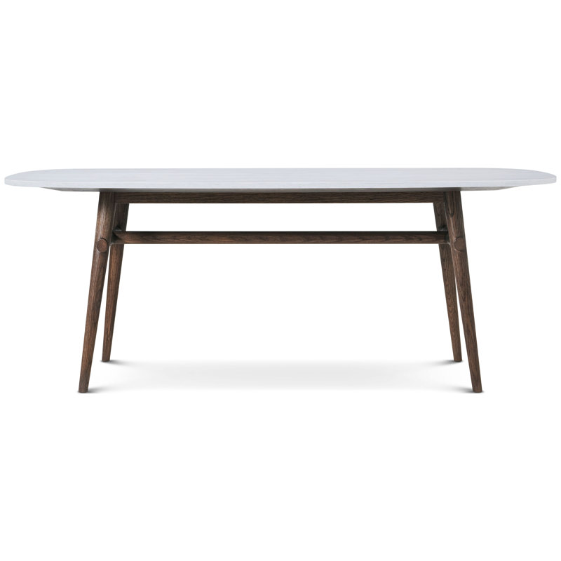 Madrid/WRC Dining Table, Brown, 30" H x 78.74" L x 39.37" W