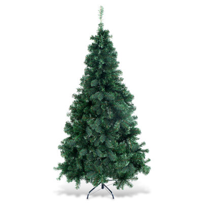 5.91' H Lighted Artificial Spruce Christmas Tree