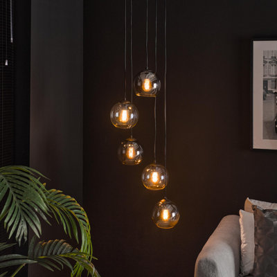 Binca 5 - Light Shaded Globe Pendant