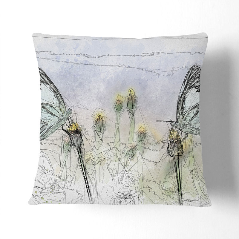 Square Throw Cushion, 40cm H x 40cm W x 15cm D