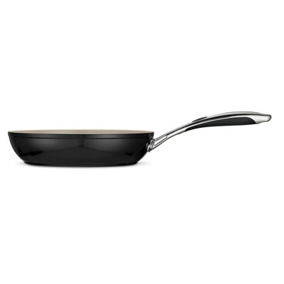 Tramontina 10-Inch Gourmet Ceramica Deluxe Aluminum Frying Pan, Non Stick, Black