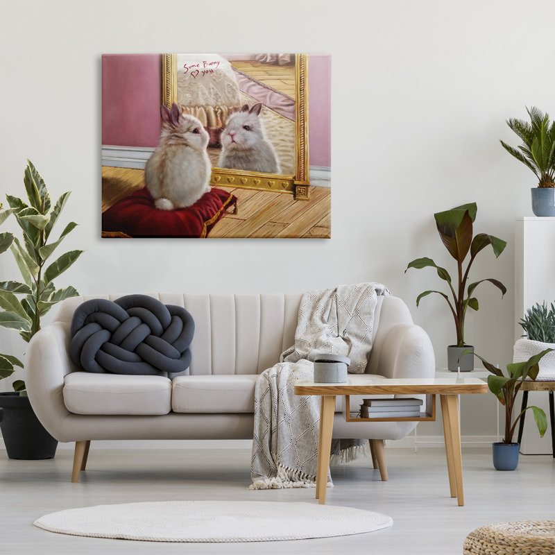 «Some Bunny Loves You», impression sur toile, Toile tendue, H 48 po x l 36 po x 1,5 po